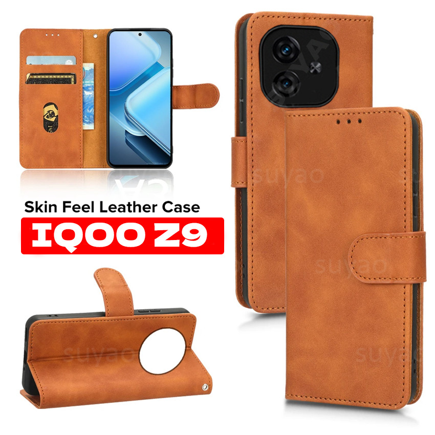 สําหรับVivo V60 Lite IQOO Z9 Turbo Z9Turbo + Z9X V50 Y39 2024 โทรศัพท์กรณีFlipหนังกระเป๋าสตางค์PUปลอ