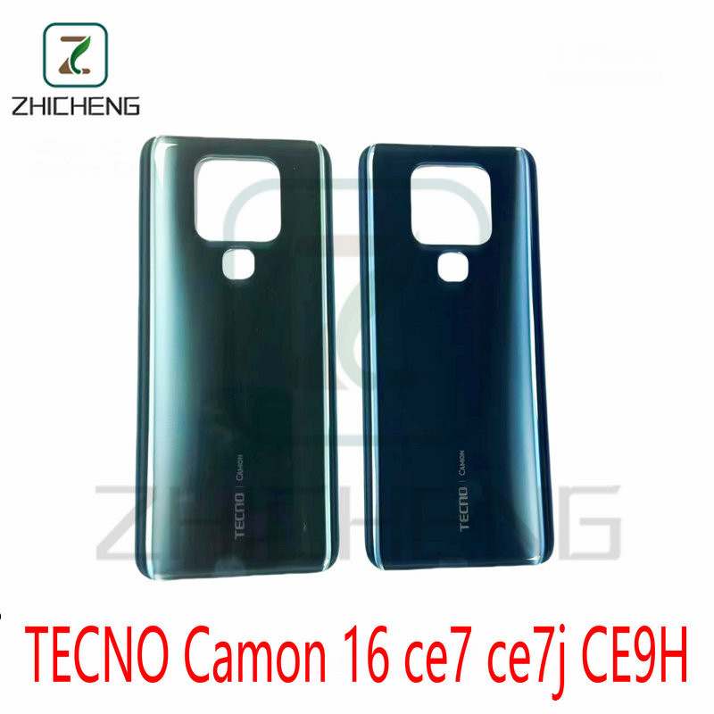 สําหรับ TECNO Camon 16 ce7 ce7j CE9H กลับแบตเตอรี ่ ด ้ านหลังประตูกรณีแผง