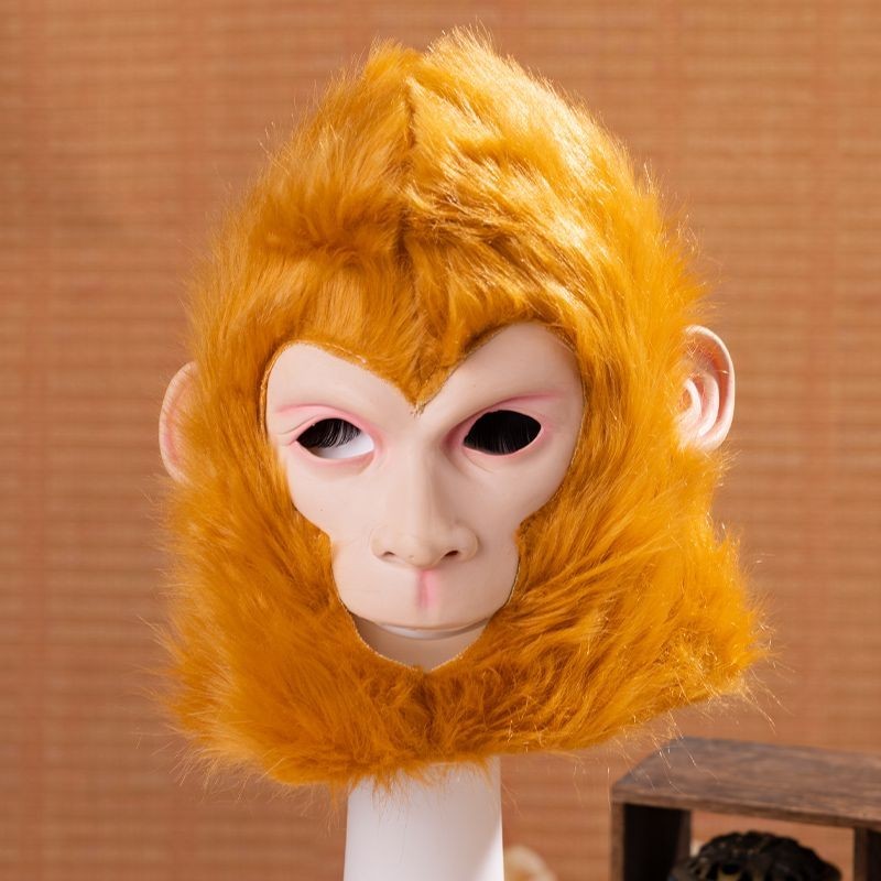 Monkey King 's Plush Hood และถุงมือ Latex Mask Journey to the West คอสเพลย ์ เครื ่ องแต ่ งกาย