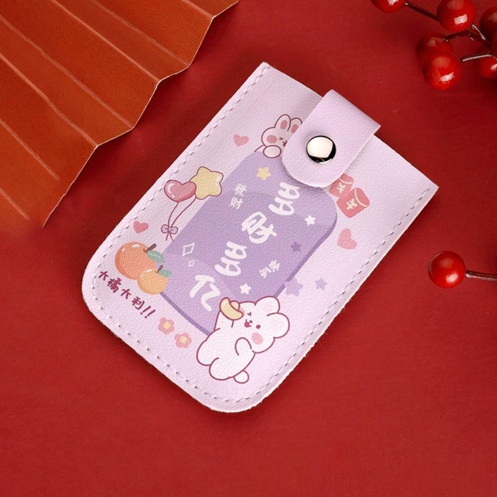 HOBBYIN ผู้ถือบัตร รหัส,5กระเป๋าบัตรดึงออกประเภทมินิการ์ดกระเป๋าสตางค์,สร้างสรรค์ลามิเนตปกปิดRFIDการปิดกั้นหนังPUนามบัตรผู