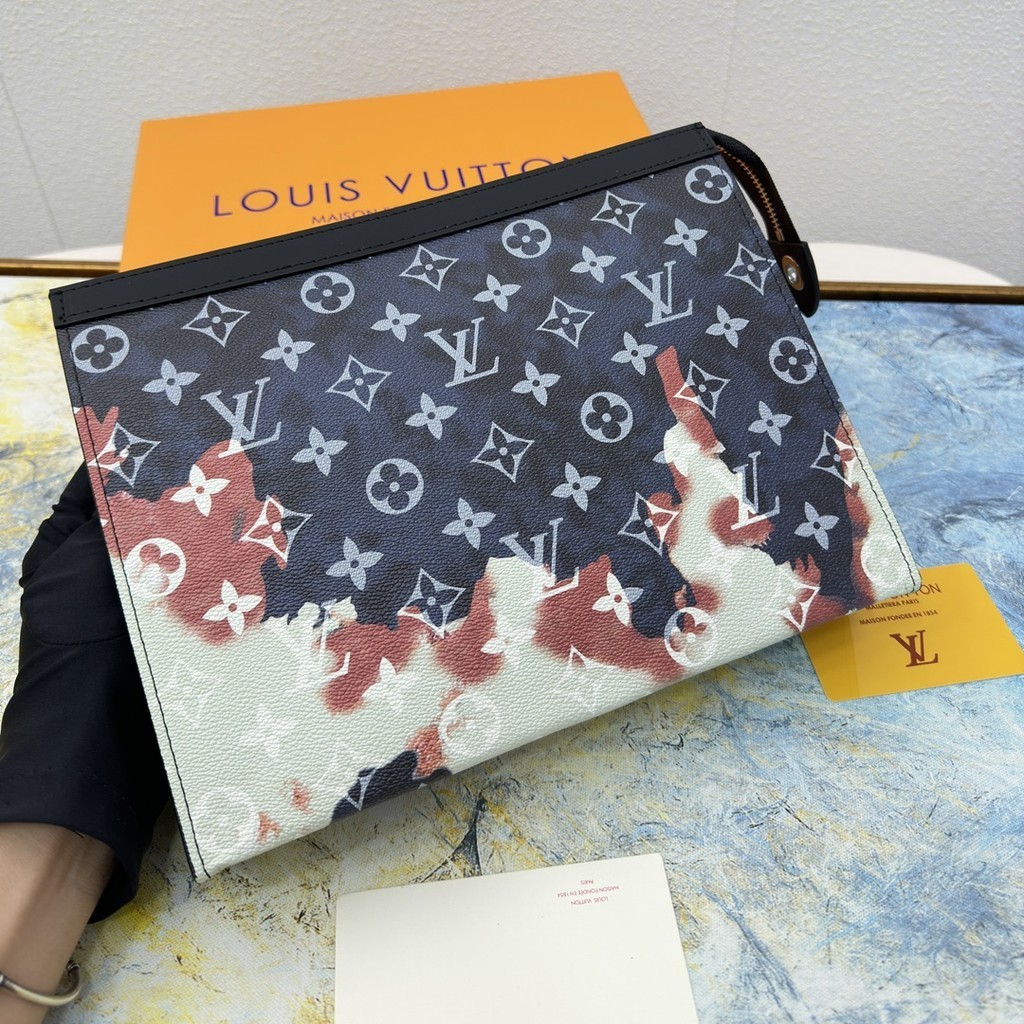 Lv Wallet Men Ladies Leather Bag Card Holder Zipper Wallet Bifold Wallet Handbag