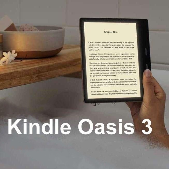 Kindle Oasis 3 (10th Gen) E-reader 7" จอแสดงผลความละเอียดสูง 300ppi 8GB/32GB (มือสอง,99%ใหม่ )