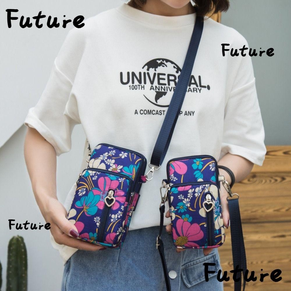 Future Handbag, Mini Mobile Phone Bag, Durable Floral Crossbody Bag Women Girls