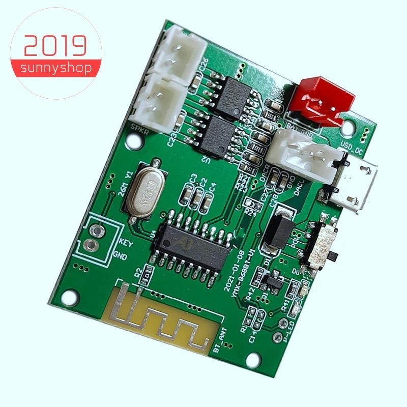 [sunnyshop2019 ]BT5.2 โมดูลไร ้ สาย Power Amplifier โมดูล Pcba 2 x 5W