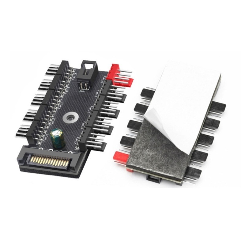 Bt 4Pin PWM พัดลมระบายความร้อน HUBs Splitters เพิ่มการไหลเวียนของอากาศสําหรับการทําความเย็นที่ดีขึ้น