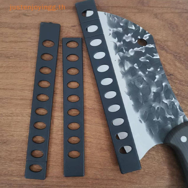 { Justenjoyingg.th } ฝาครอบป ้ องกันขอบเปลือกพลาสติก Scabbard Slicing Blade Protector Chef Tool