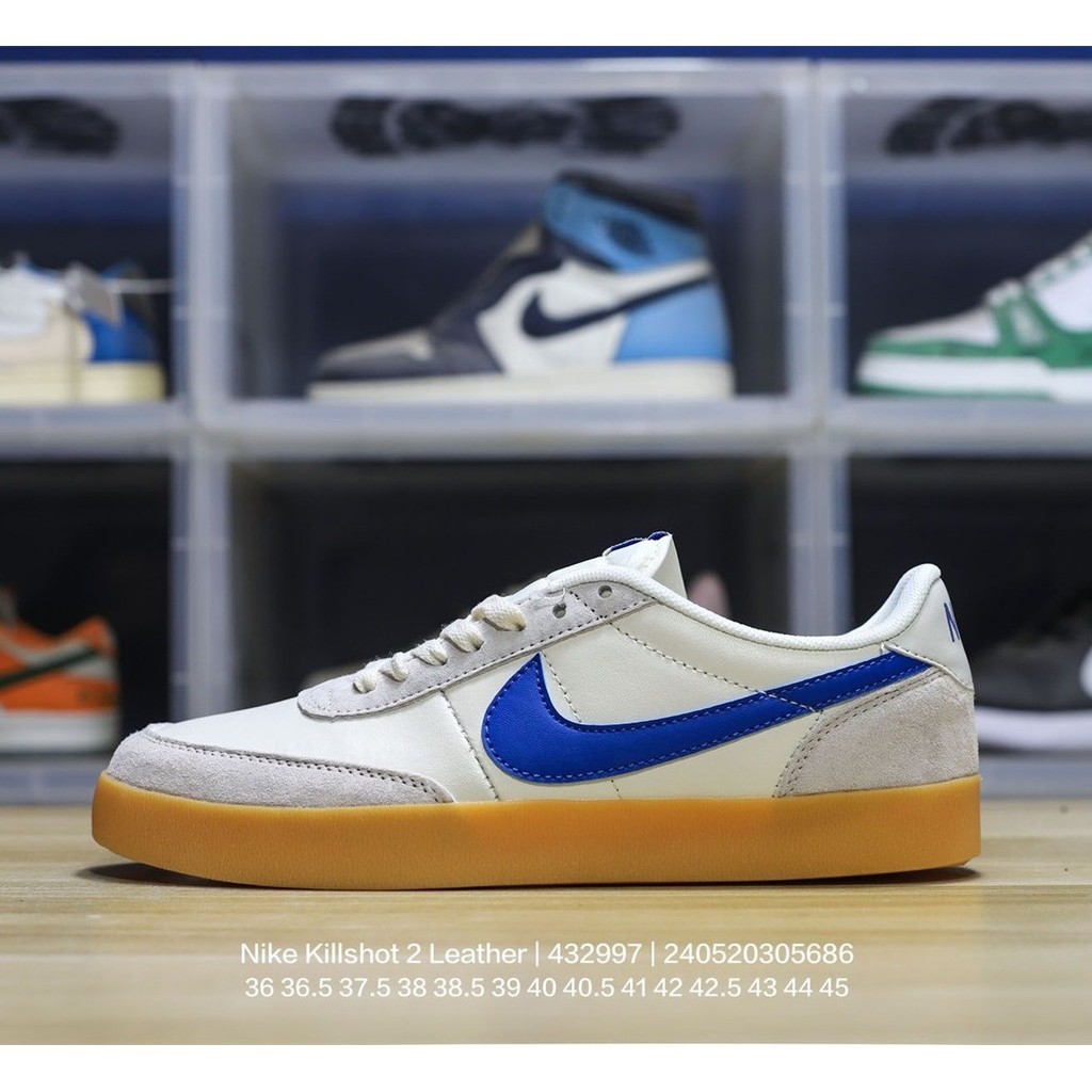 J.crew x NIKE Killshot 2 หนัง Deadly ยิงรุ ่ นที ่ สอง American Trailblazer Classic Retro Casual กีฬารองเท ้ า