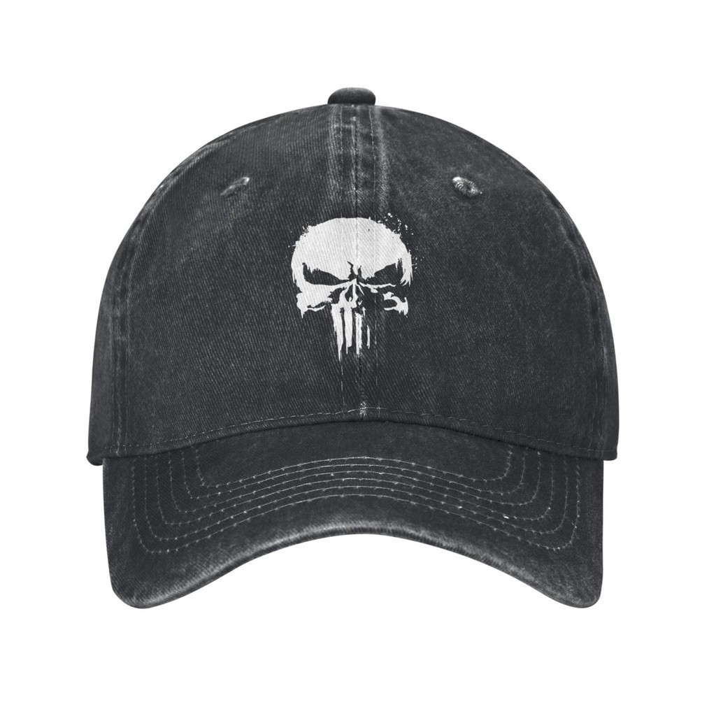 โปรโมชั่น Punisher Skull Marvel Comics หมวกคาวบอยแบบกําหนดเองมีสไตล์