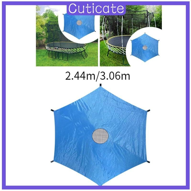 [ Cuticate ] Trampoline Shade Cover Trampoline Sun Protection Cover สําหรับ 6 เสารอบ Trampoline Trampolines Canopy สําหรับฤดูร ้ อน Backyard