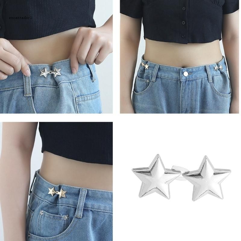 ✿ Jean Star Pant Pin ปรับเอว หัวเข็มขัดกระชับเอว Pin เย็บ