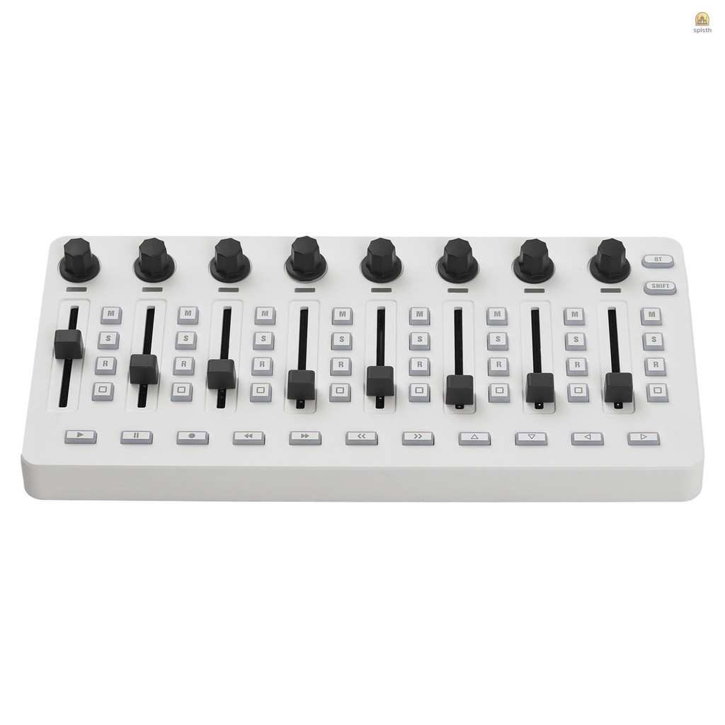Midi Controlle MIDI ผสมคอนโซล 43 ปุ ่ ม 8 ปุ ่ ม 8 ปุ ่ ม BT การเชื ่ อมต ่ อ Battery/Type-C แหล ่ งจ ่ ายไฟ USB MIDI Controller Mixer สําหรับเครื ่ องมือ Electroacoustic ส ่ วนใหญ ่