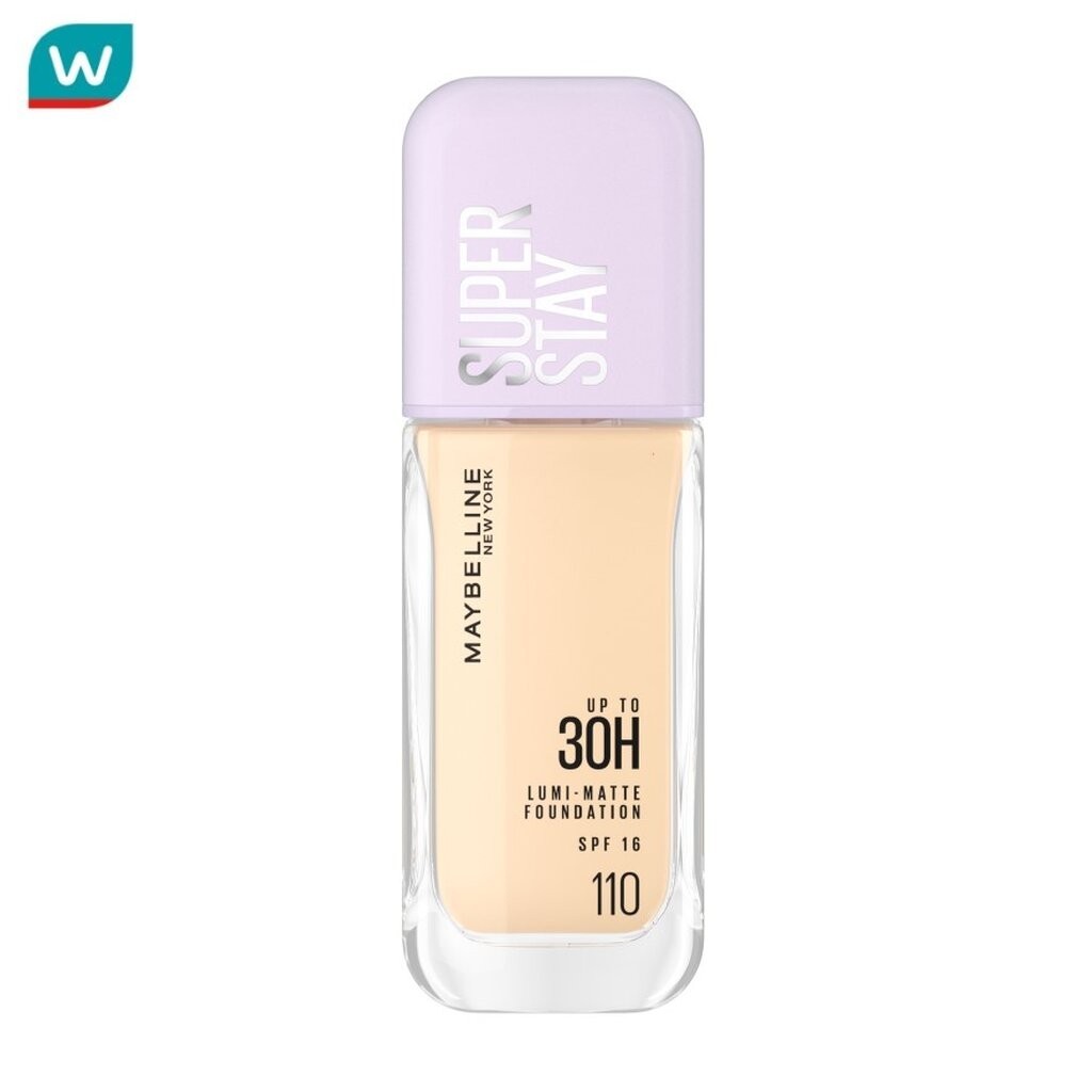Maybelline เมย์เบลลีน รองพื้น ซุปเปอร์สเตย์ลูมิแมท 35ก.110