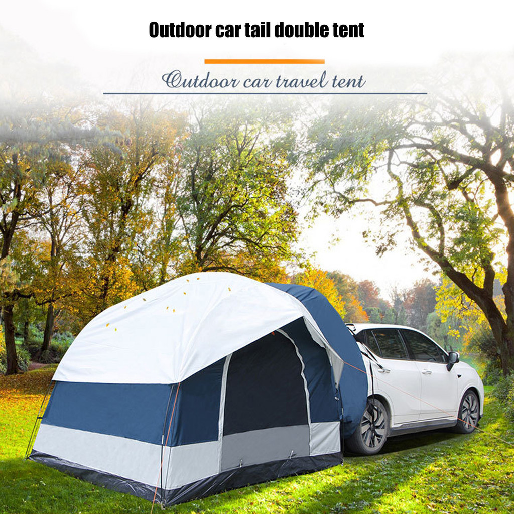 Good Work 210D Oxford ไฟท้ายรถ Camping เต็นท์กลางแจ้ง Double Layer Stormproof รถ Tailgate Shade เต็นท์กันสาด