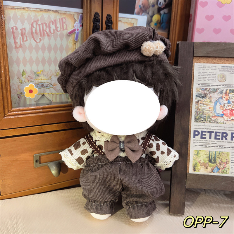 เหมาะสําหรับ 20 ซม.ตุ ๊ กตาผ ้ าฝ ้ ายเสื ้ อผ ้ าชุดลําลองเปลี ่ ยนชุดสาว DIY อุปกรณ ์ เสริม - รูปที่ 2