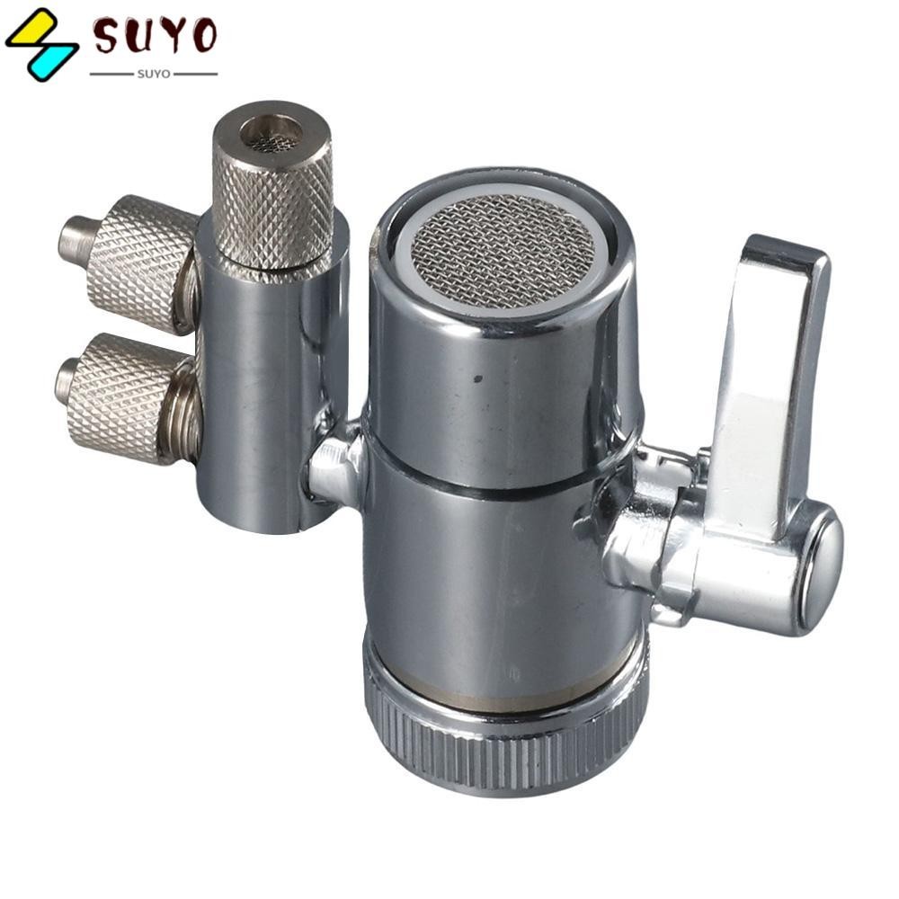 Suyo Faucet Diverter Valve, ตัวแยก 2 ทาง, เครื่องกรองน้ําแบบท่อพร้อมตัวเมีย M22(22 มม.)