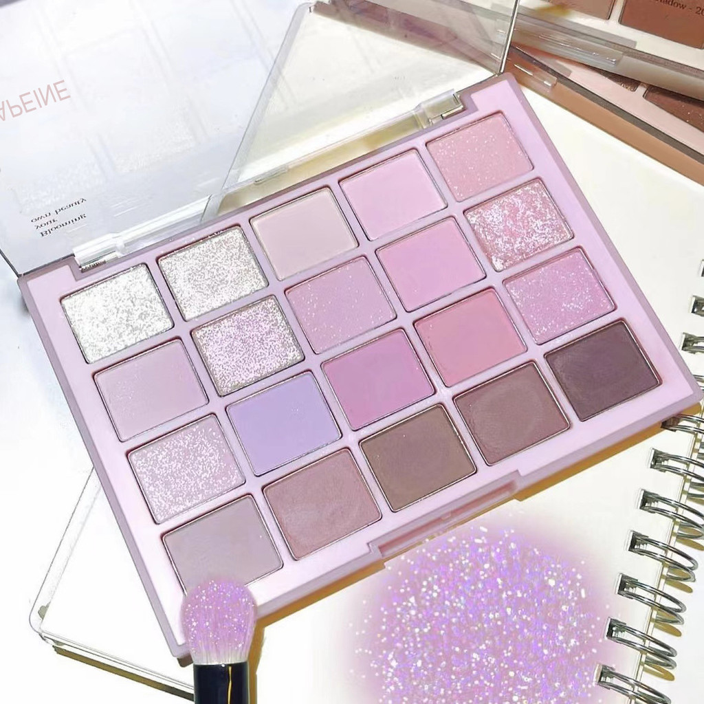 K 'APEINE 20 สี พาเลทอายแชโดว์ เนื้อแมตต์ ยแวววาว สําหรับแต่งหน้า สําหรับผู้เริ่มต้น