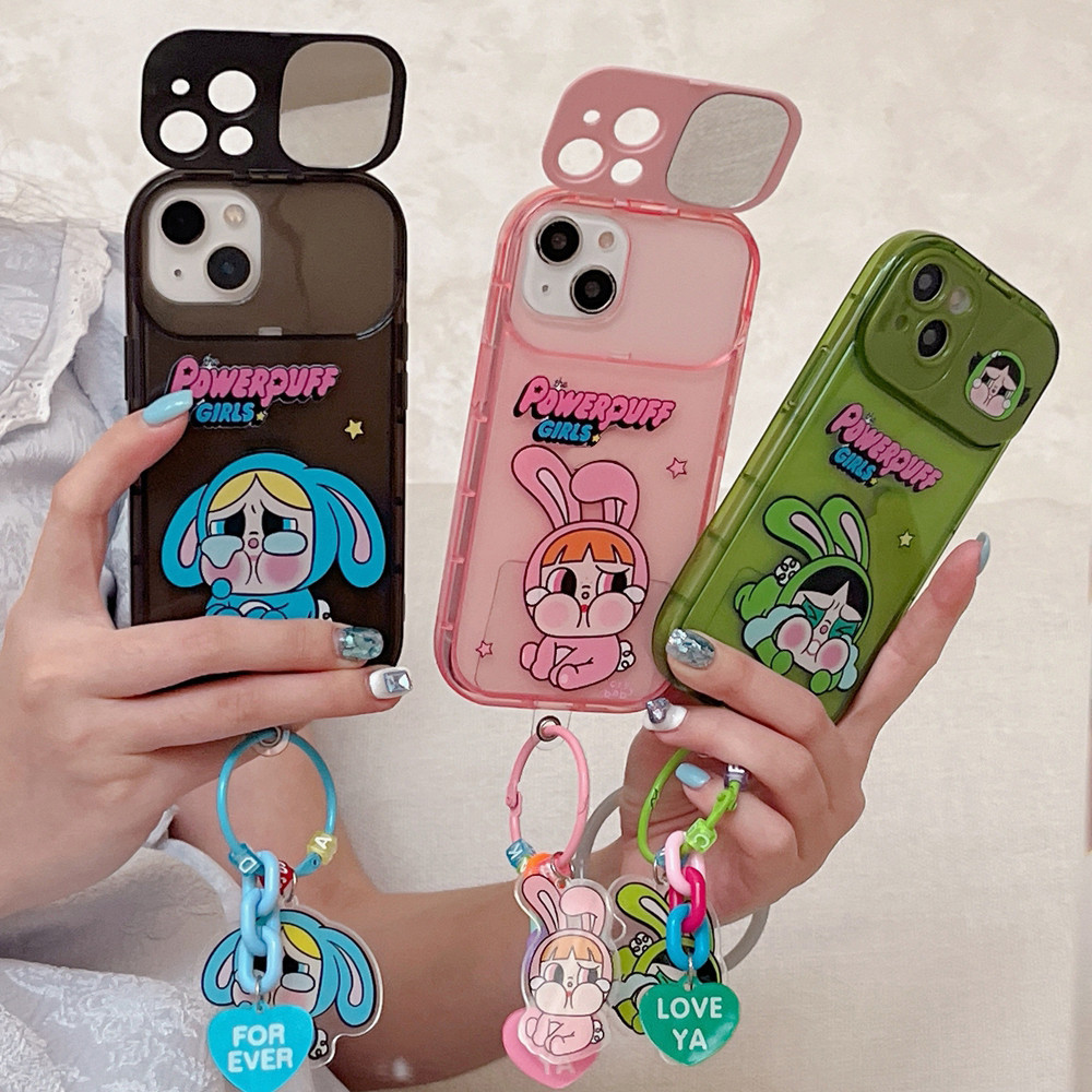 สามสาวทารก เหมาะสําหรับ ไอโฟน 17โปรแม็กซ์ แอปเปิ้ล16เคสโทรศัพท์12พลิกกระจก11 15วงเล็บแพคเกจเต็มป้องกันการตก