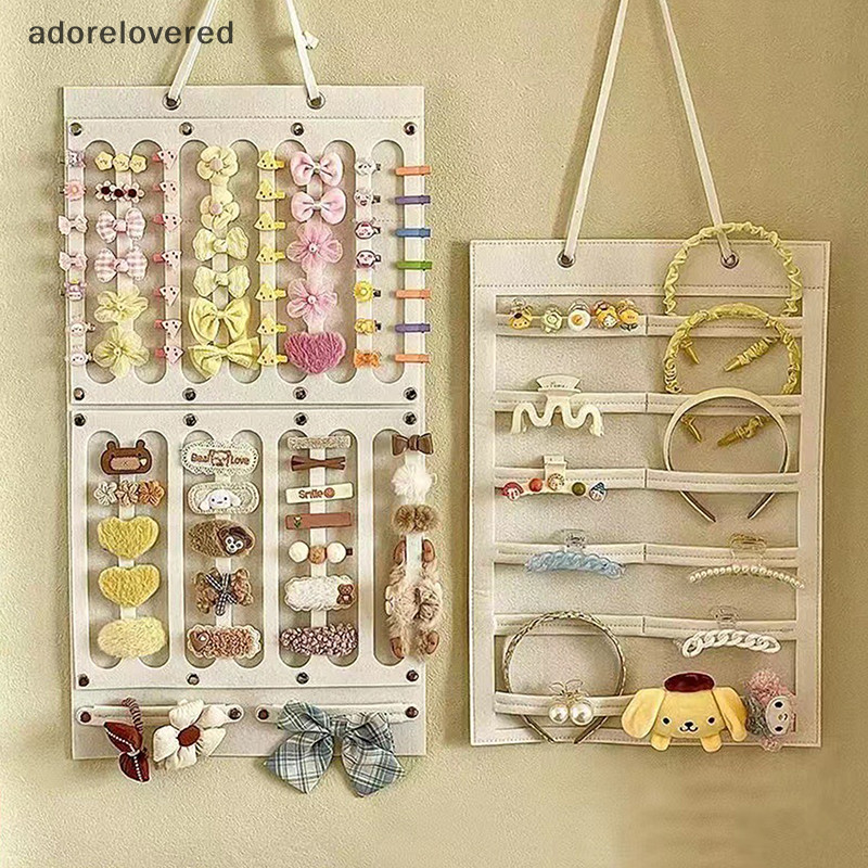 Adorelovered ผม Bows ผู้ถือ Organizer ผนังขนาดใหญ่ความจุคลิปผมจัดเก็บอุปกรณ์เสริมสําหรับสาว Bady ตกแต่งห้อง gafds