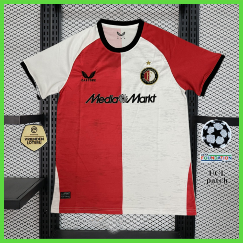 (Fan Edition Feyenoord jersey 2024-25 เสื ้ อฟุตบอลผู ้ ชาย เสื ้ อกีฬาฟุตบอล