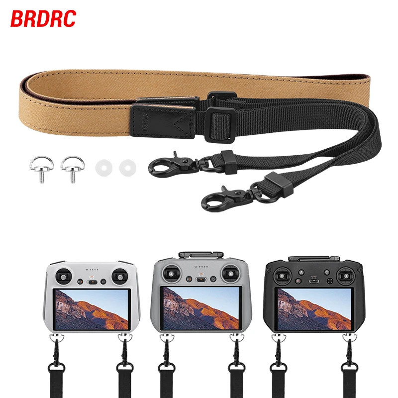 เชือกเส้นเล็กสําหรับ DJI RC/RC 2/RC Pro รีโมทคอนโทรลปรับสายคล้องคอ Mount Holder สําหรับ MINI 4 Pro/DJI Air 3