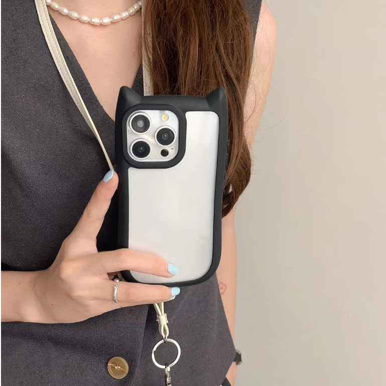 🌸INS🌸 3D Case เคส iPhone 17 เคสไอโฟน 11 15 13 14 12 16 Pro Max XR X XS Max เคสน่ารักตลกสีลูกกวาดกันกระแทกฝาหลัง - รูปที่ 3