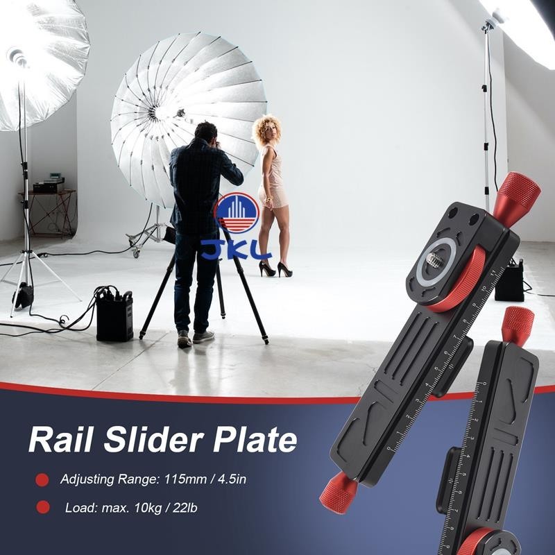 สต็อกใหม่all Metal Wormdrive Macro Rail Fine Focus Focusing Arca / Lever Clamp Compatible