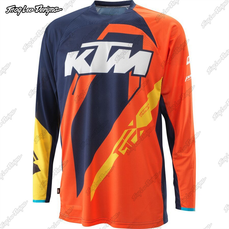 2024 สไตล์ใหม่ KTM Long-Sleeved Quick-Surender Jersey Green Road Off-Road เสื้อยืดเสื้อเจอร์ซีย์นักปั่น Quick-Drying