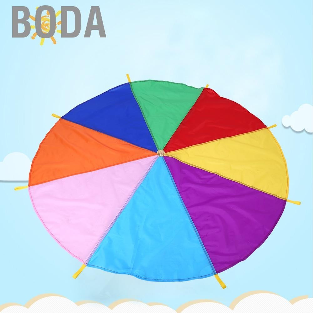 Boda 2 M/3.6 M/6 M Dia Outdoor Camping ร่มร่มชูชีพของเล่น Jump-Sack Ballute Play Interactive การทำงานเป็นทีมเกมสำหรับเด็ก