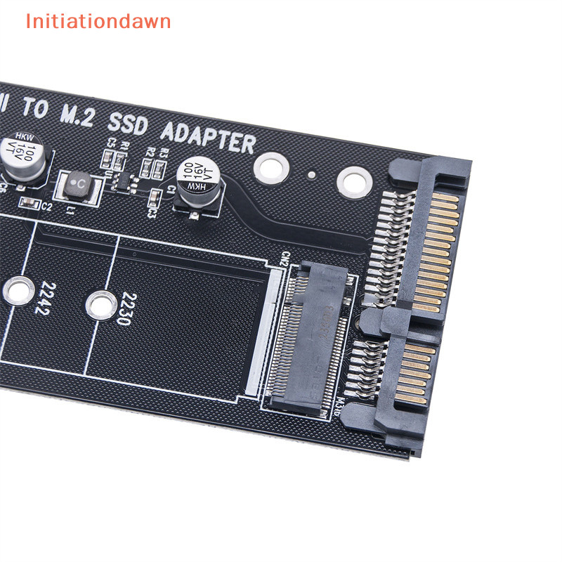 [Initiationdawn] M.2 NGFF ถึง SATA 3 3.0 การ์ดอะแดปเตอร์ SSD แปลง B B & M Key Protocol Solid State Disk ไดรฟ์ 2230 2280 2242 สําหรับเมนบอร์ดพีซี