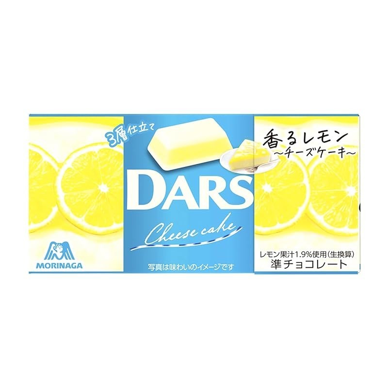 (Direct from Japan)"Morinaga Confectionery Dars Cheesecake <Lemon Scent> 12 Pieces x 10"