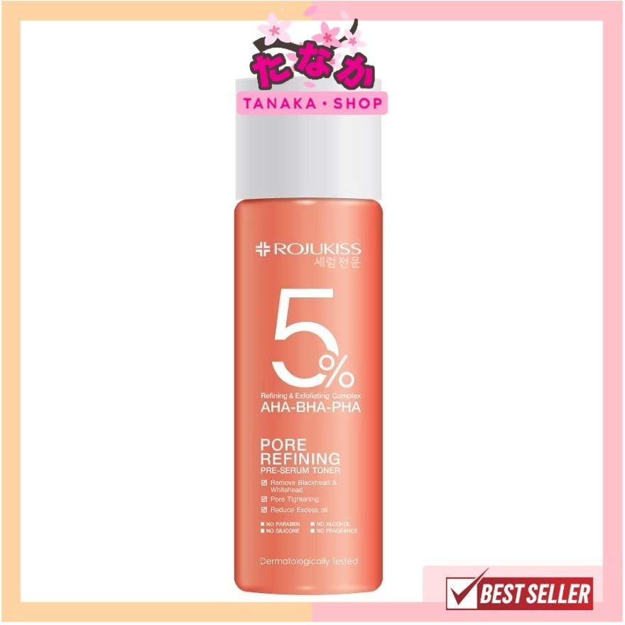 แท้/ถูกที่สุด/ไลฟ์ทุกวัน Rojukiss Pore Refining Pre-Serum Toner 15ml โรจูคิส พอร์ รีไฟน์นิ่ง พรี-เซรั่ม โทนเนอร์ 15ml