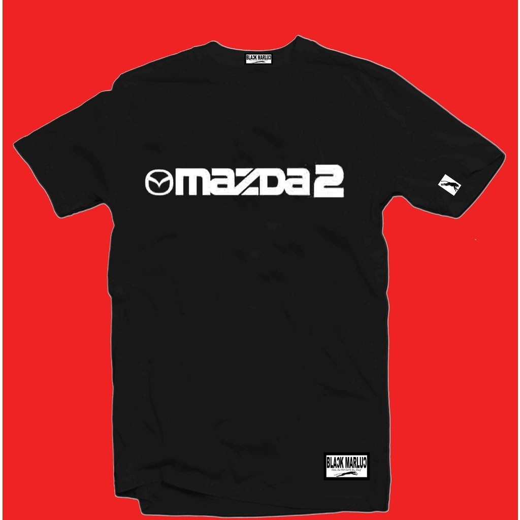 MAZDA 2 CAR Model Logo T-shirt /Unisex /QUALITY SH ธรรมดา คอกลม วินเทจ การ์ตูน สินค้ามาใหม่ S-5XL