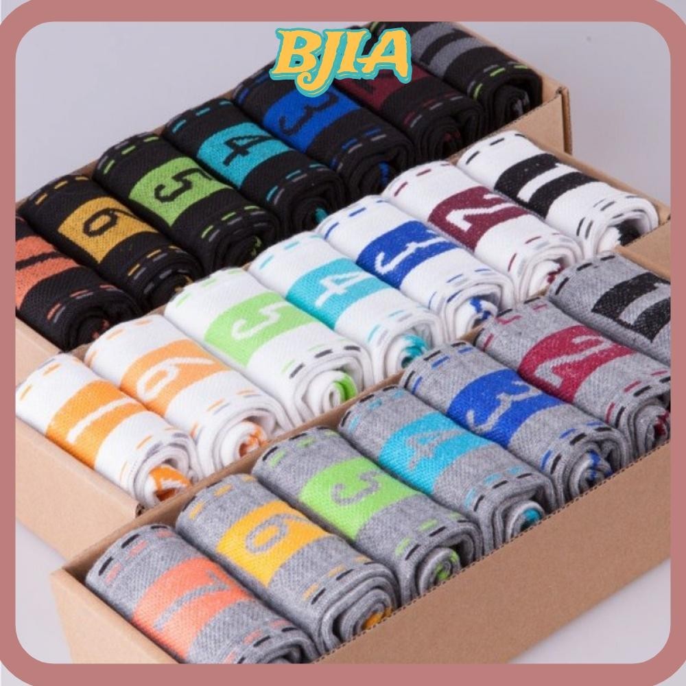 Bja 7 คู่ Week Socks Comfy Lot Fashion Crew