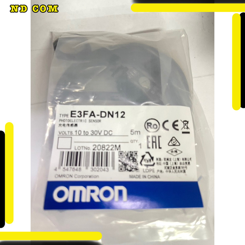 สั่งเลย! E3FA-DN12 PHOTOELECTRIC SENSOR พร้อมส่งในไทย เซ็นเซอร์