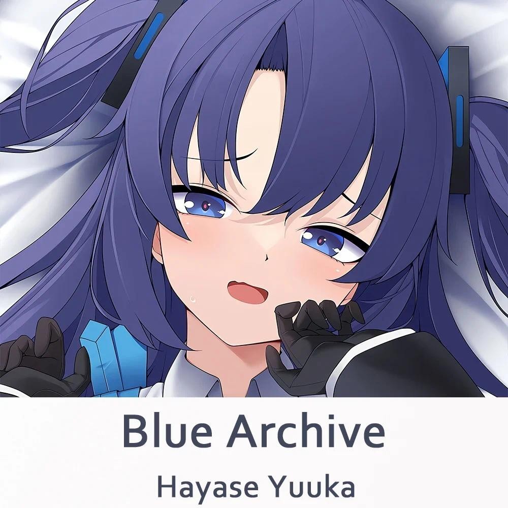 อะนิเมะ Blue Archive Hayase Yuuka Dakimakura Full Body หมอนญี่ปุ่นเกมปลอกหมอนเบาะผ้าปูที่นอน