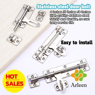 Arleen กลอนประตูหน้าต่างสแตนเลสเกรด304 [4/6/8นิ้ว] ทนทานไร้ส…