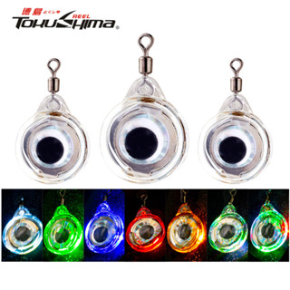 1ชิ้นแบบพกพา นํา เหยื่อตกปลาที่มีสีสันไฟกลางคืนแบตเตอรี่ขับเ…