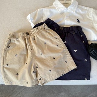 เด็กชายฤดูร้อนสไตล์ใหม่แฟชั่นเวอร์ชั่นเกาหลีผ้าฝ้ายแท้เรียบง…