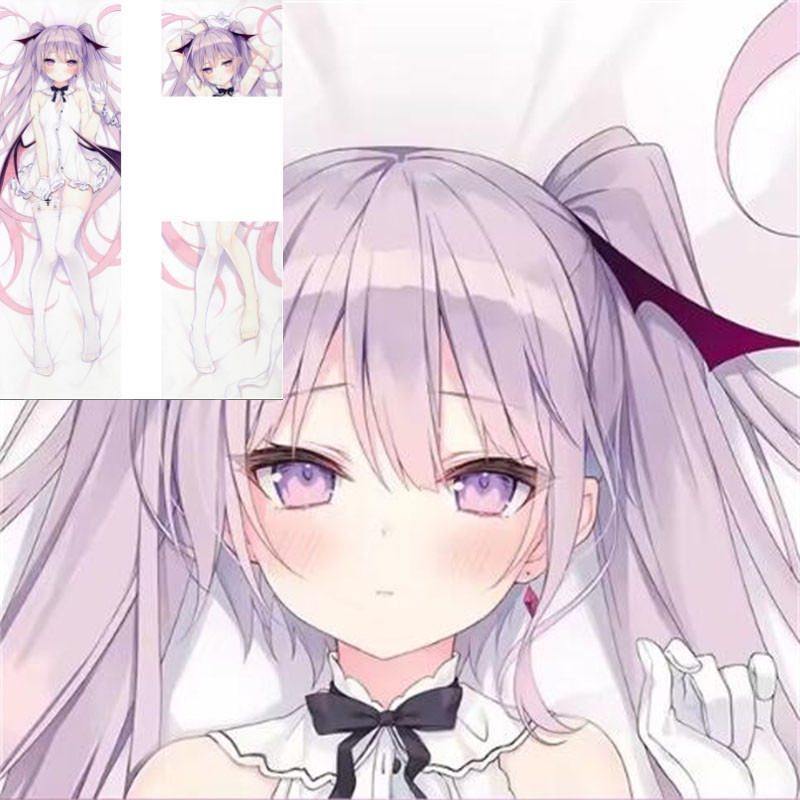 202450* 150 ซม.อะนิเมะ Koakuma-chan Rurudo Dakimakura หมอนปลอกหมอนเบาะผ้าปูที่นอนปลอกหมอนเครื่องประดับวันหยุด Gift50*150 ซม.