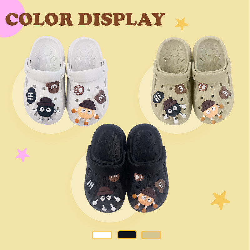 【Bangkok Delivery】รองเท้าแตะกันลื่น  EVA สําหรับเด็ก เหมาะสําหรับชายหาด 4-10Yrs