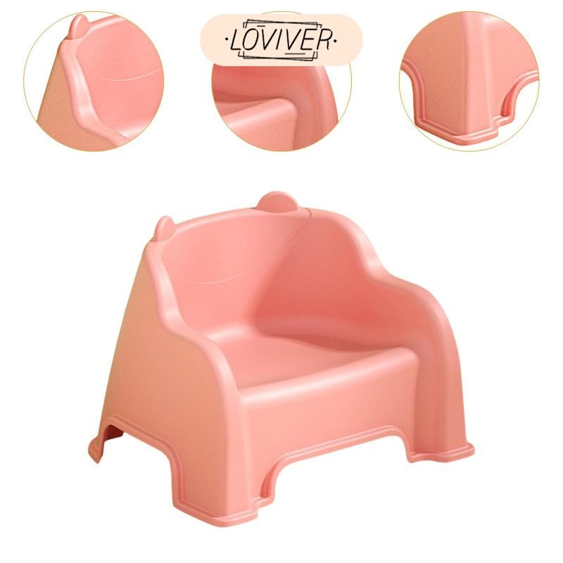 LOVIVER สตูลขนาดเล็ก สตูลเด็ก สตูลเท้าน้ําหนักเบาสบายแข็งแรงพร้อมพนักพิง ราคา ถูกที่สุด ดีลบีเคเค แกลเลอรีภาพที่ 9
