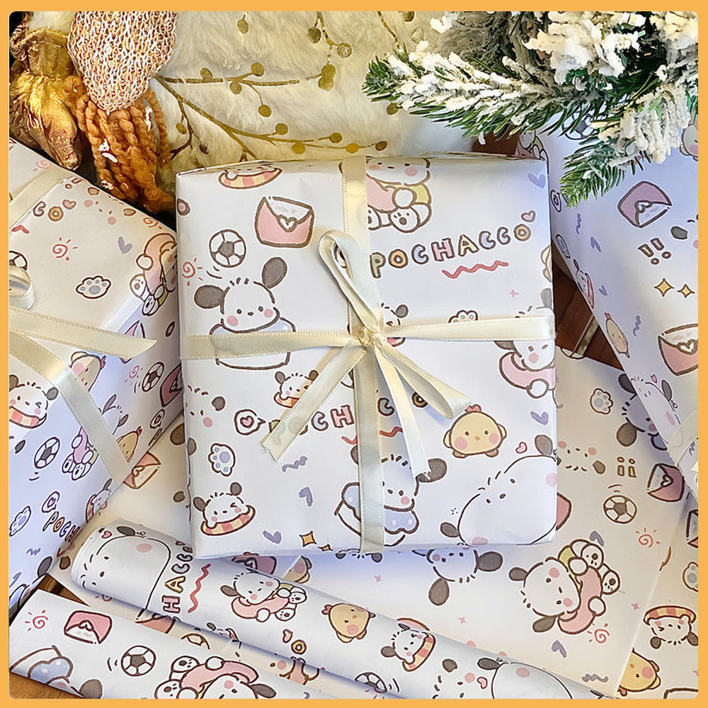 ส่งจากไทย 5แผ่น 50X70CM กระดาษห่อของขวัญลายน่ารัก กระดาษห่อของขวัญ กระดาษห่อของ ที่ห่อของขวัญ - รูปที่ 3