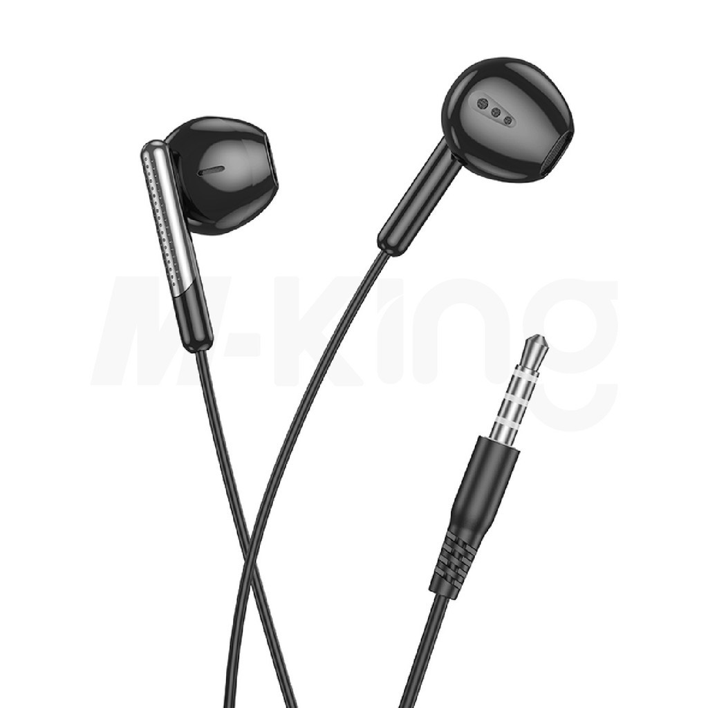 หูฟัง HOCO M123 หูฟังมีสาย Jack3.5mm Universal เสียงคมชัด พร้อมไมโครโฟน