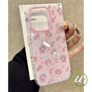 แมวเหมียวน่ารักเมโลดี้สีชมพูกราฟิติเคส Samsung A05 A24 A50 A53 A25 A23 A05s A25 A15 A32 A34 A13 A02s A03 A54 A14 A12