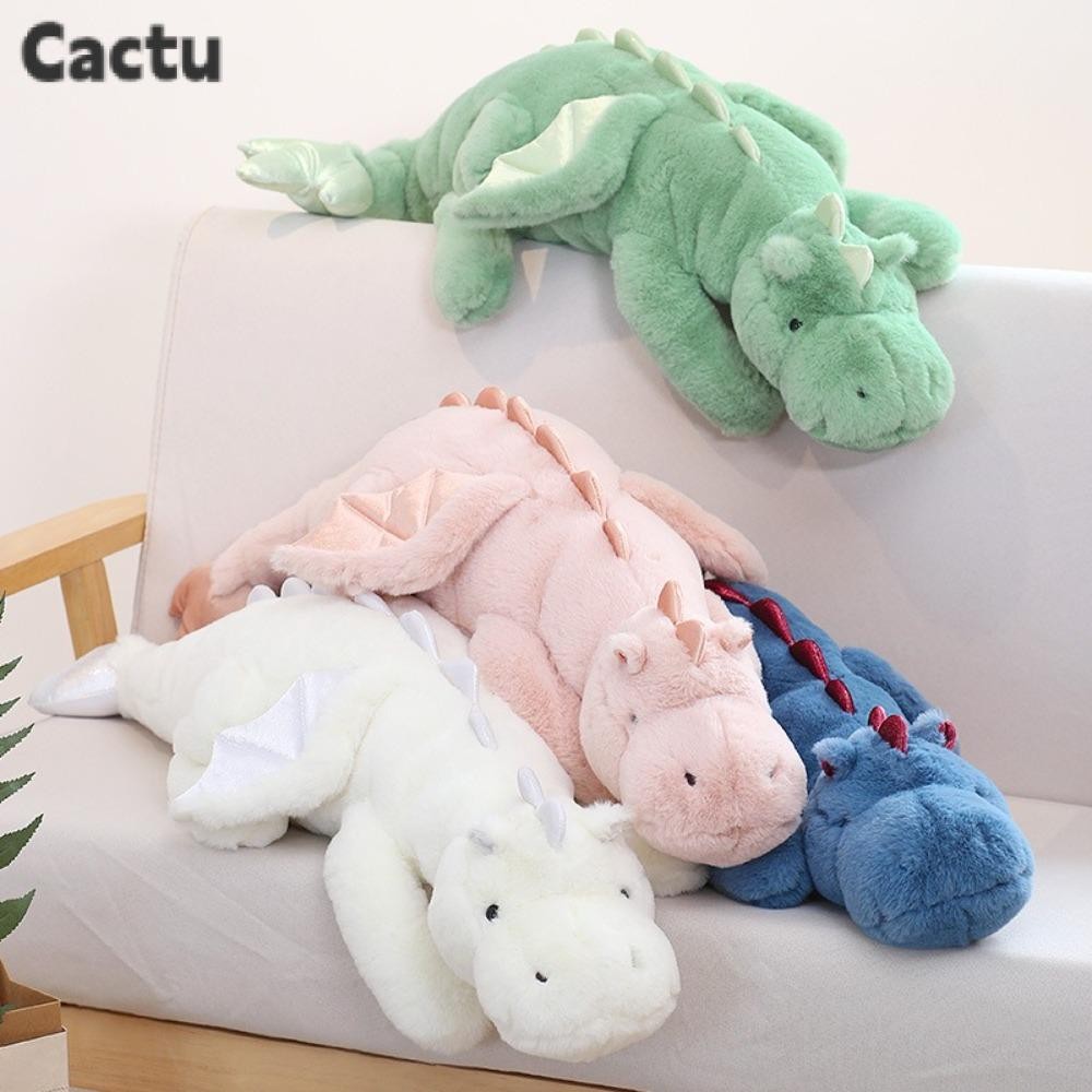 Cactu หมอนตุ๊กตา หมอนนอนหลับ Tyrannosaurus ตุ๊กตามังกรบิน น่ารักปีกบิน 70/110 ซม. ของเล่นไดโนเสาร์ห้องนอน