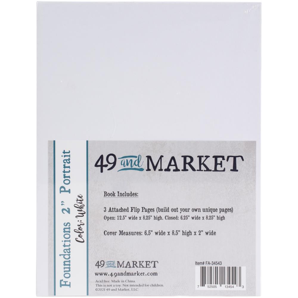 49 และ Market Foundations 2" Portrait Album 8.5"X6.5"