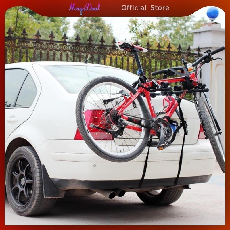 Magideal Generic Car Rear Hitch Bike Rack พับได้ 45 กิโลกรัม ความจุ Bike Carrier