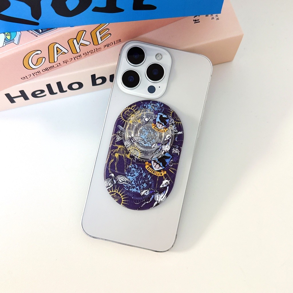 Magnetic Attraction ที่วางโทรศัพท์รูปไข่ที่ไม่ซ้ํากัน Harry Potter ทองงูรูปแบบสําหรับ Magsafe โทรศัพท์มือถือกรณีแท็บเล็ตโทรศัพท์มือถือ Kickstand Anti-drop PC Bracket - รูปที่ 4