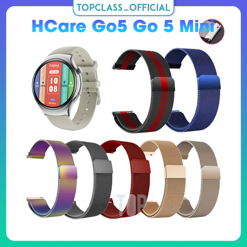 สายรัดโลหะแม่เหล็กทดแทนสําหรับ HCare Go5 Go 5 Mini Smart Watch