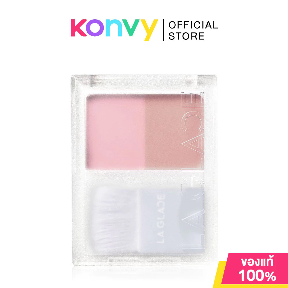 LA GLACE Brattitude Two Tone Powder Blush 4g thumbnail 6